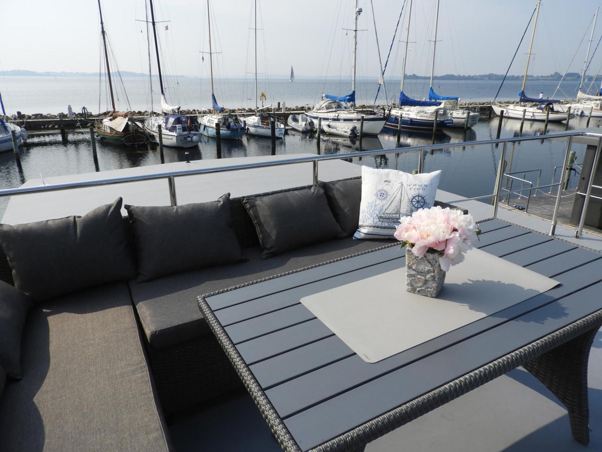 Hausboot-LaFe Flensburger Förde Hotell Egernsund Exteriör bild